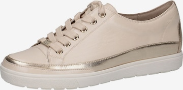 CAPRICE Sneaker 'Ties' in Beige: Vorderseite