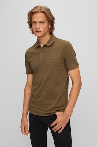 BOSS Regular fit Μπλουζάκι 'Prime' σε πράσινο: μπροστά