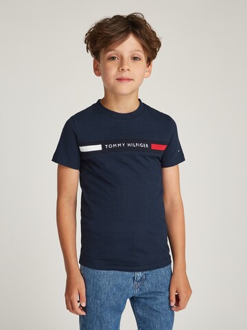T-Shirt TOMMY HILFIGER en bleu : devant