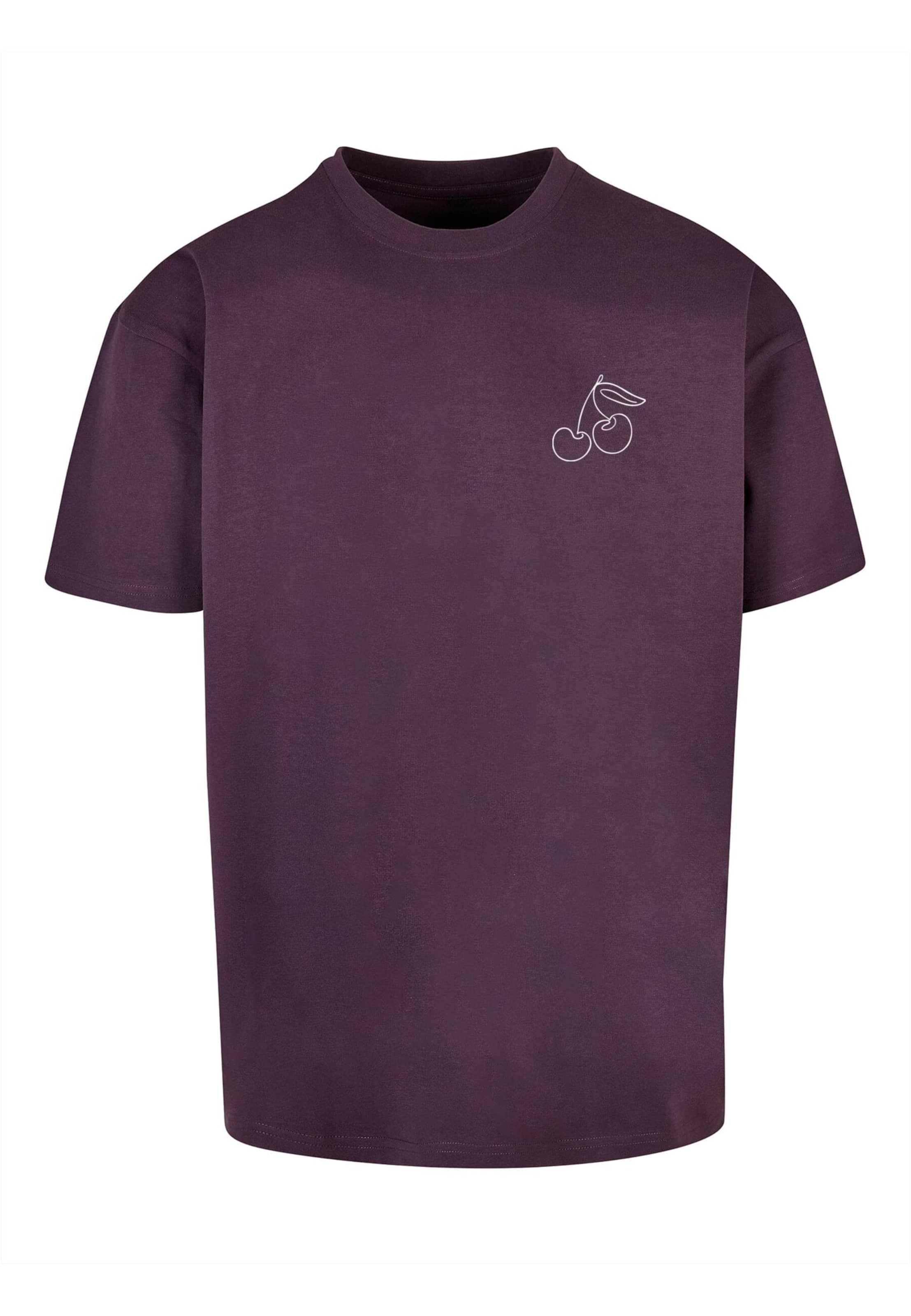 Merchcode Shirt 'Cherry' in Purple: front