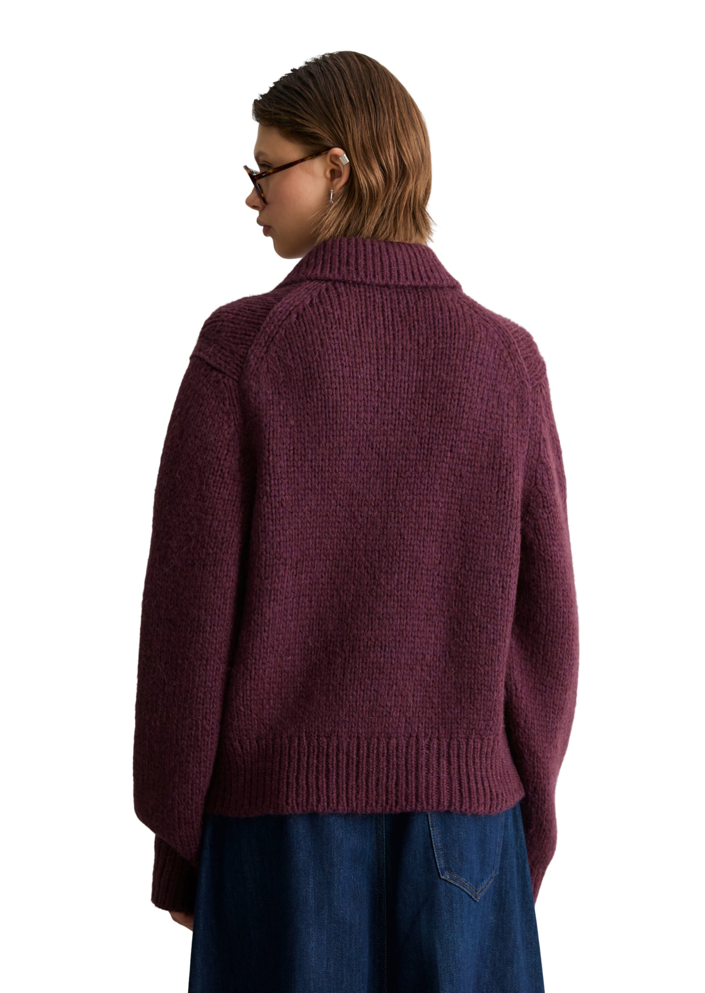 Marc O'Polo DENIM Strickjacke in Rot