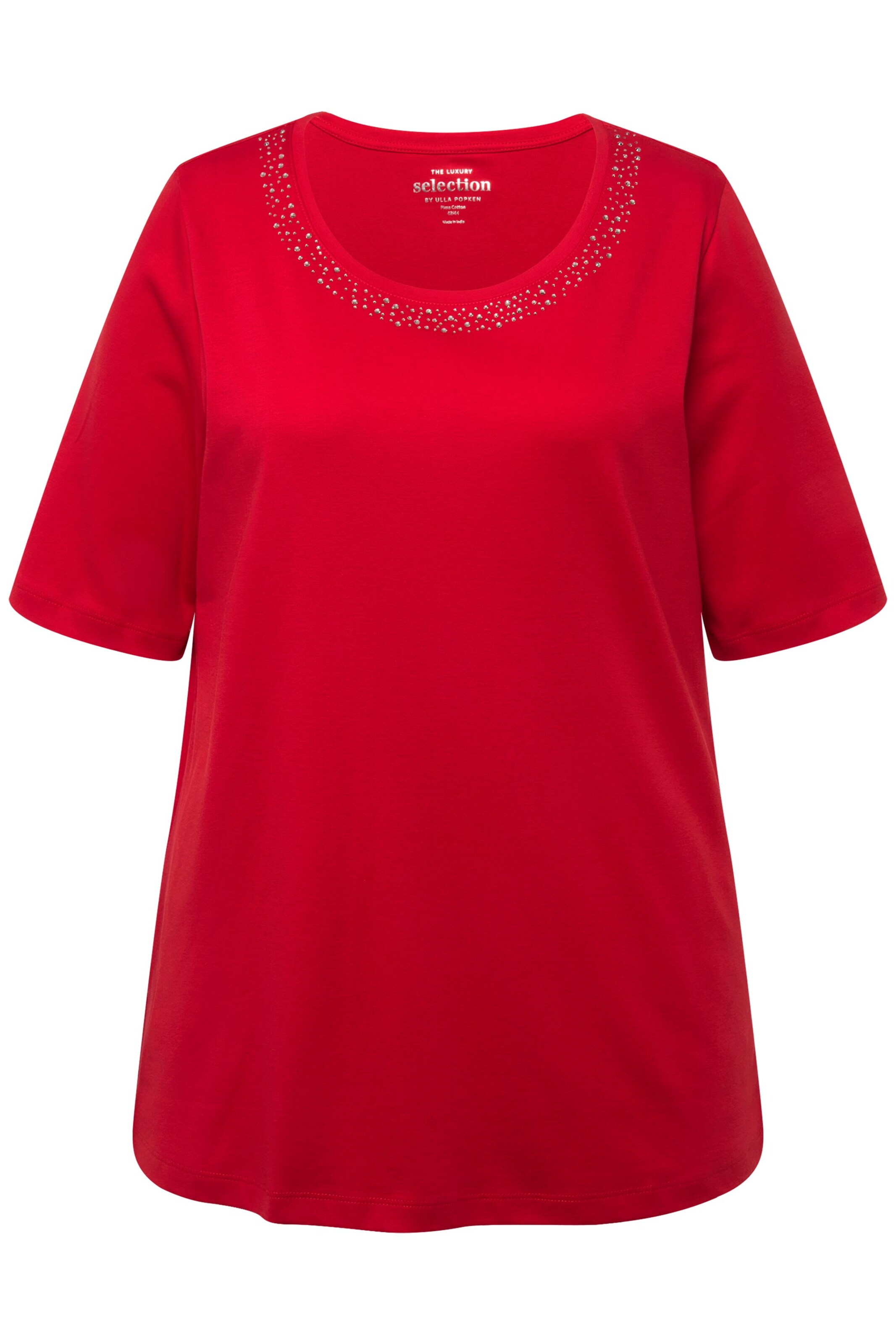 T-shirt Ulla Popken en rouge : devant