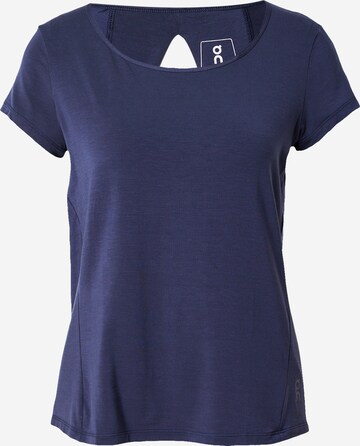 On - Camiseta funcional en azul: frente