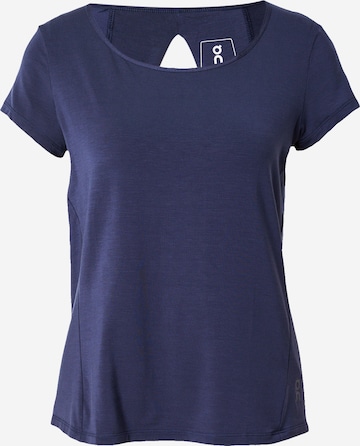On Performance Shirt in Blue: front