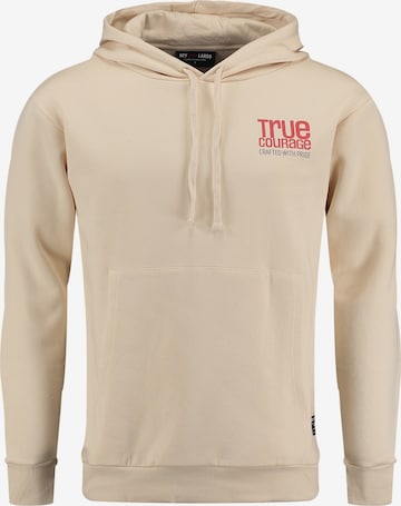 Key Largo Pullover 'True Courage' i beige: forside