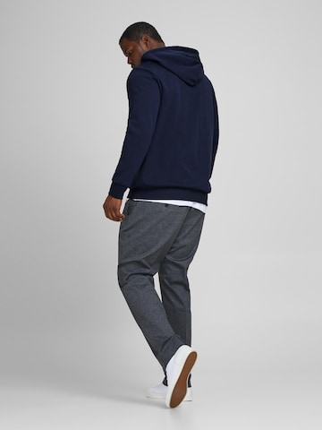 Jack & Jones Plus Zip-Up Hoodie in Blue