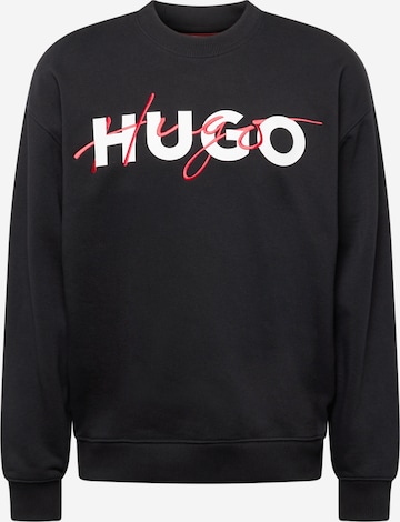 HUGO Red Sweatshirt 'Droyko' i svart: framsida