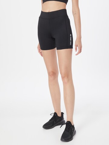Skinny Pantalon de sport 'GG12' Hummel en noir : devant