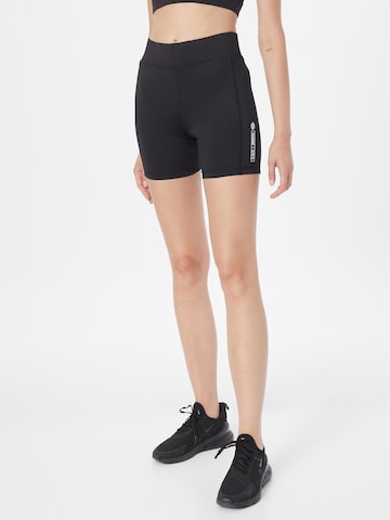 Hummel Skinny Workout Pants 'GG12' in Black: front
