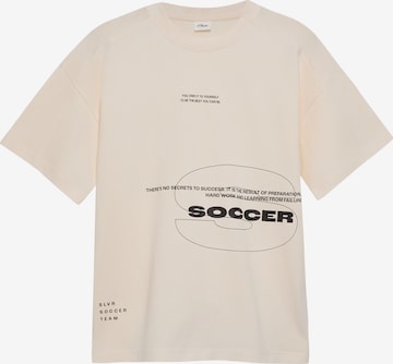 s.Oliver Shirt in Beige: front