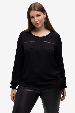 Ulla Popken - Blusa en negro: frente