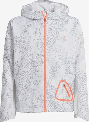 ADIDAS SPORTSWEAR Athletic Jacket 'Wind.Rdy' in White: front