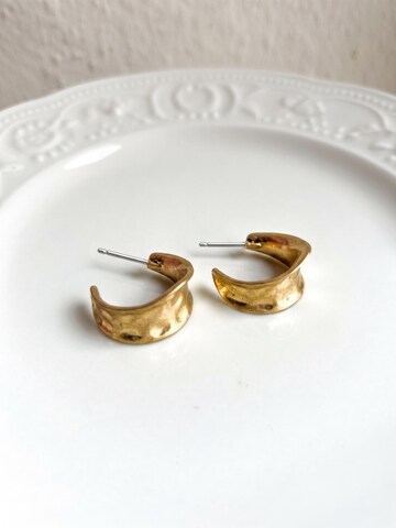 Kamakula Ohrringe 'Sculptural Chunky'‌‌‌‌‌‌‌ in Gold