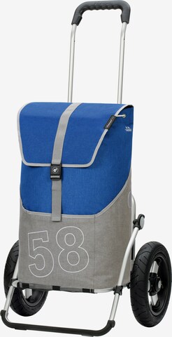 Andersen Shopper Trolley 'Filip' in Blauw: voorkant