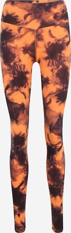 Hey Honey Skinny Sportbroek in Oranje: voorkant