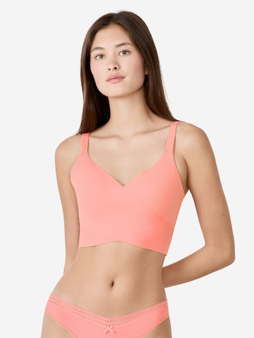 ETAM Bralette Bra in Pink: front