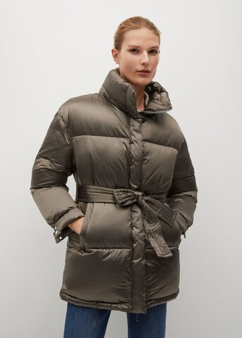 MANGO Between-Season Jacket in Brown: front