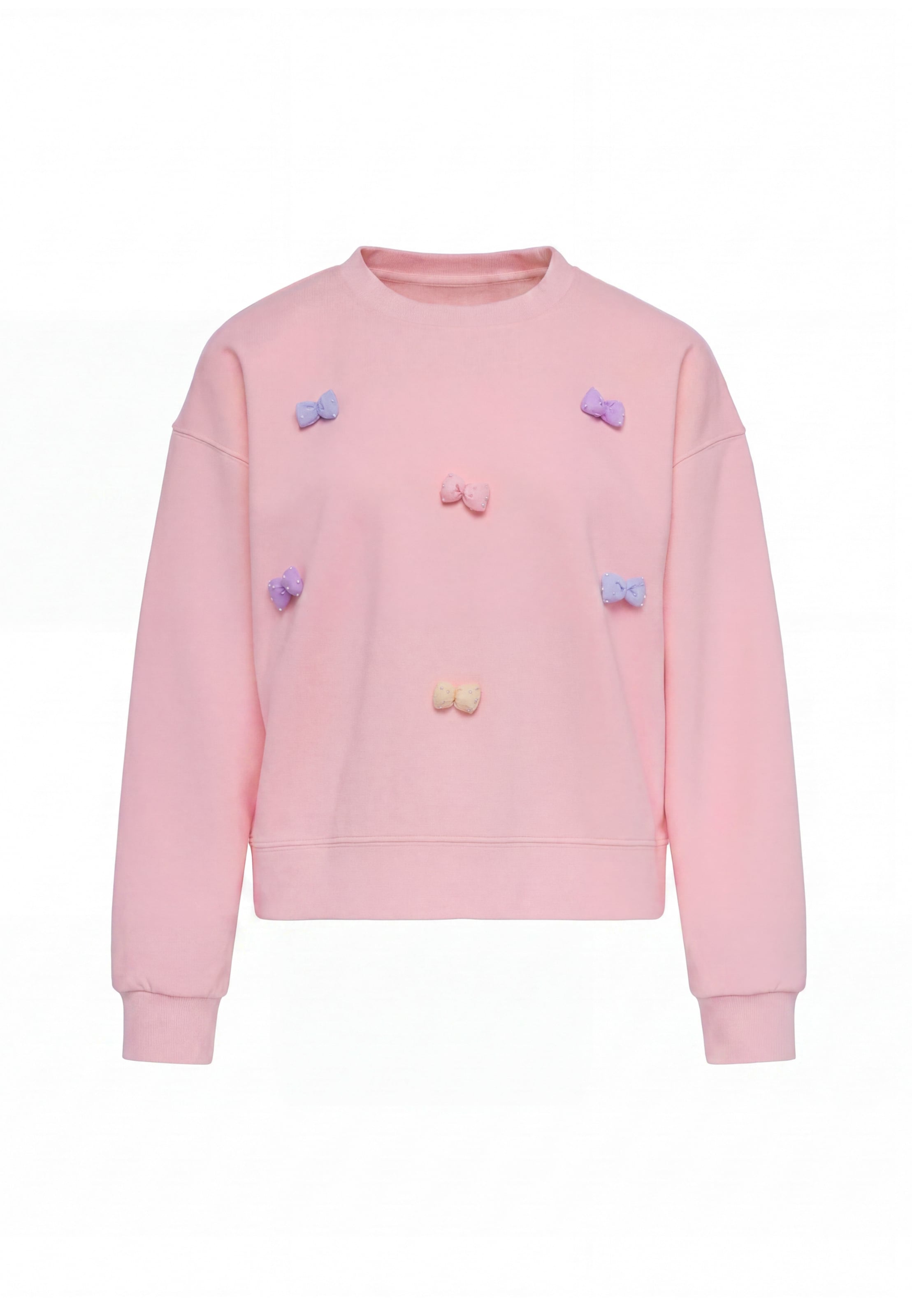 MYMO Sweatshirt 'Pop' in Pink: Vorderseite