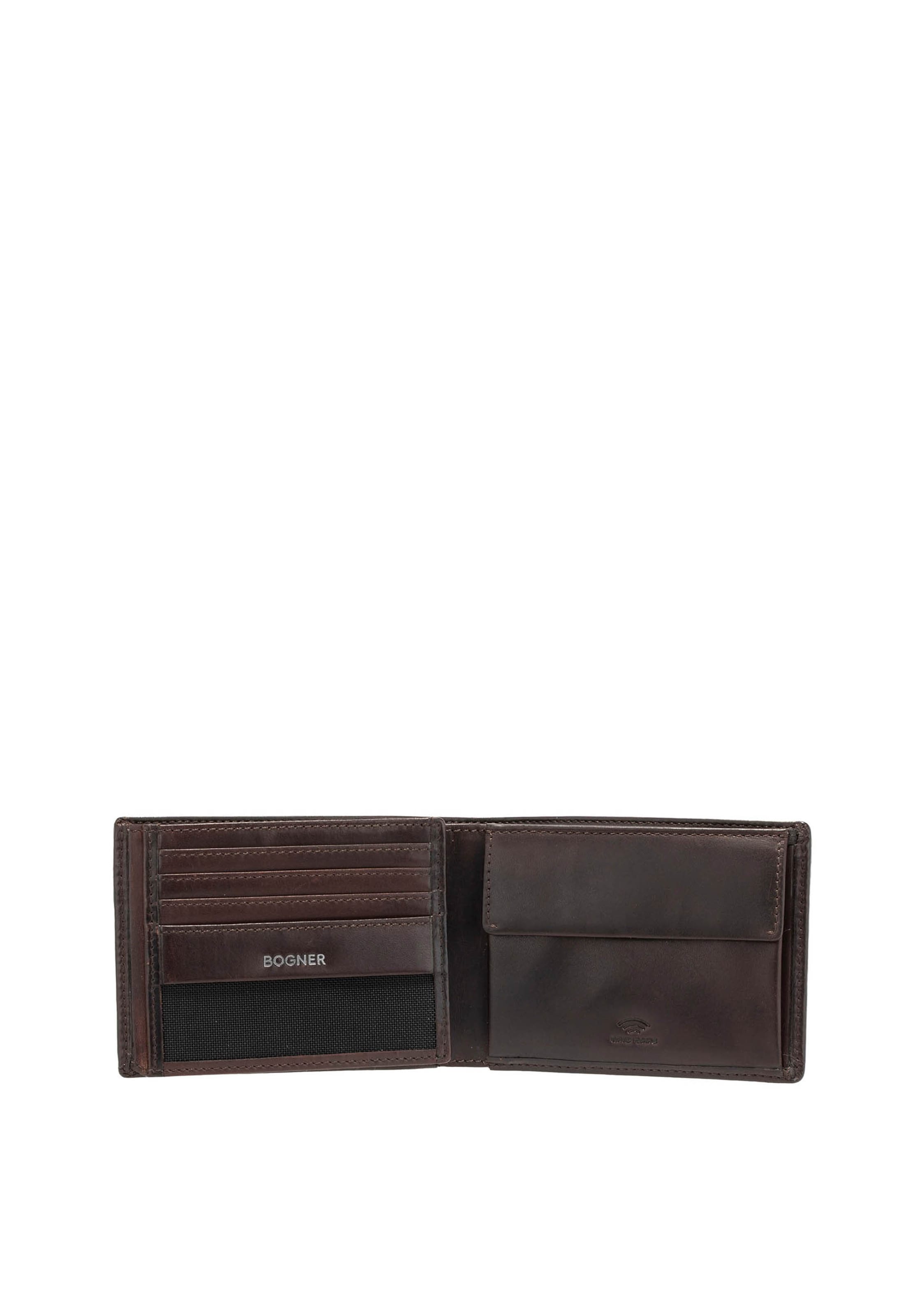 BOGNER Portemonnee 'Anchorage Ruben' in Bruin