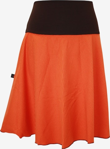 dunkle design Rock 'Skirt "Scribble"' in Orange: Vorderseite