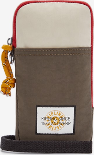 KIPLING Mobilskal 'CLARK' i kräm / mocka / eldröd / svart, Produktvy