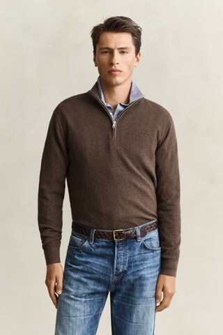 Pullover di GANT in marrone: frontale
