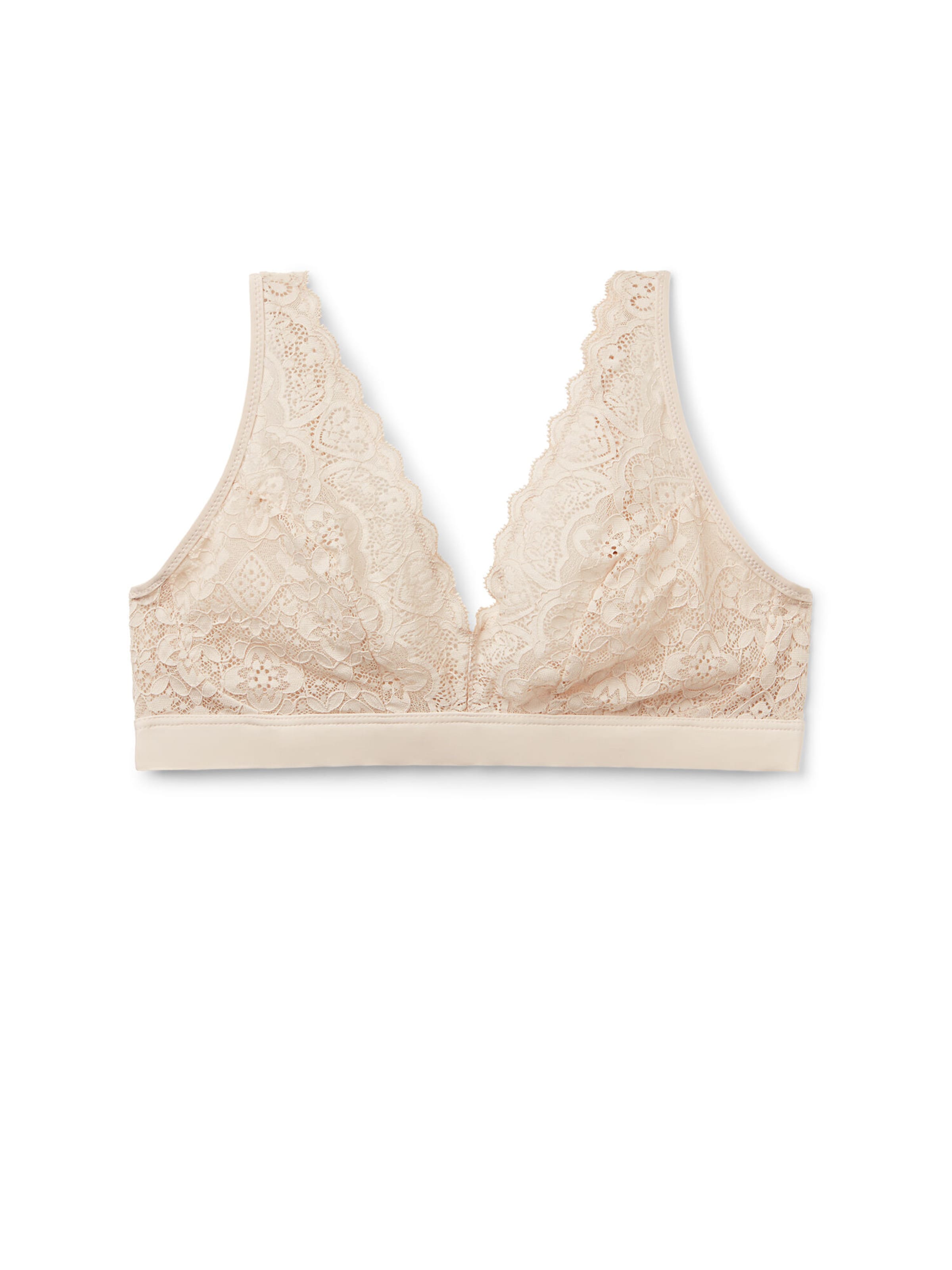 INTIMISSIMI Triangle Bra in Beige: front