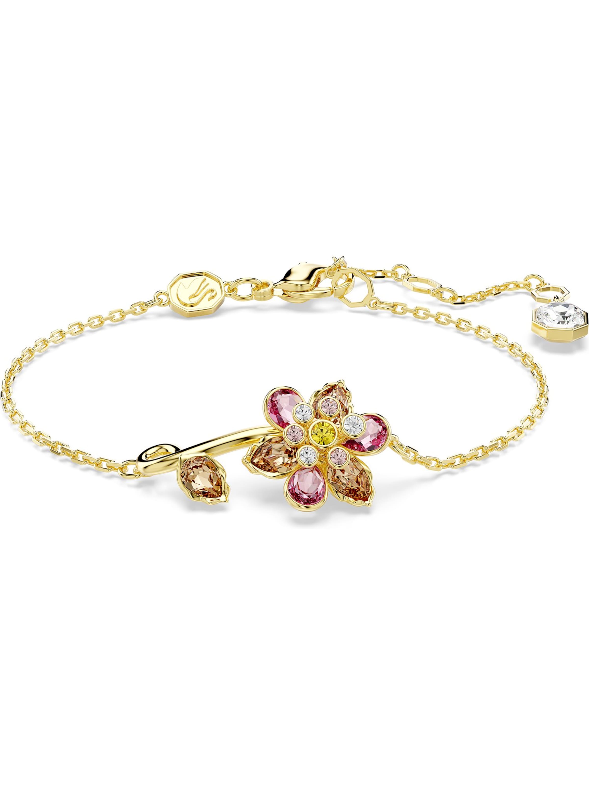 Swarovski Bracelet in Gold: front