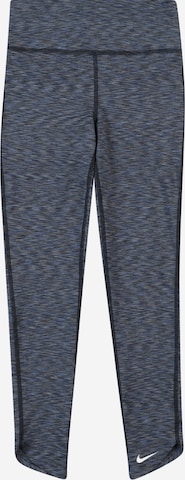 NIKE Skinny Sporthose in Blau: predná strana