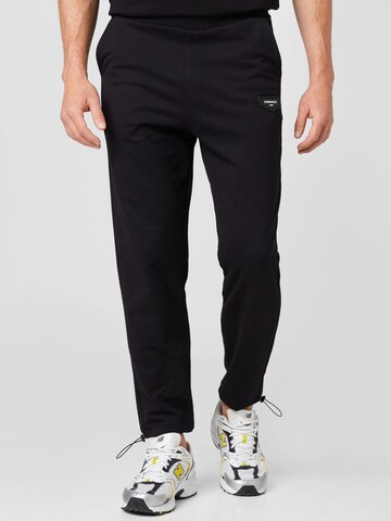 Gianni Kavanagh Regular Trousers in Black: front