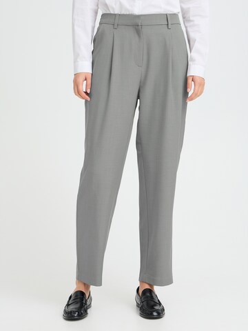 regular Pantaloni con piega frontale 'IHFAVA' di ICHI in grigio: frontale