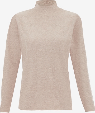 Pull-over LEOMIA en beige : devant