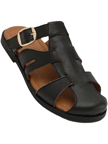Limoya Mules 'Marii' in Black: front
