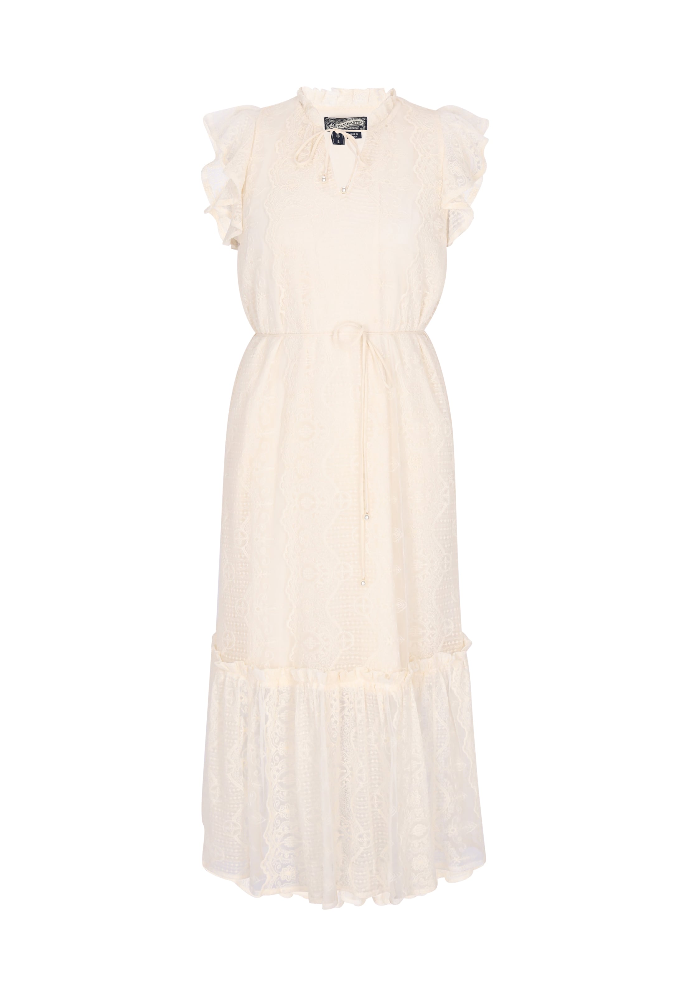 DreiMaster Vintage Dress in White: front