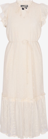 Robe DreiMaster Vintage en blanc : devant