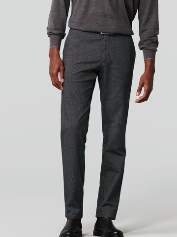 Regular Pantalon chino MEYER en gris : devant