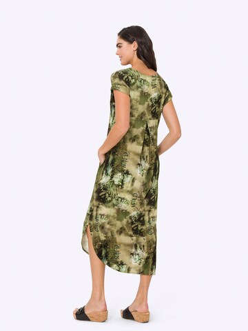 Rochie de la heine pe verde