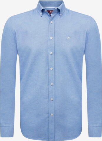 Coupe regular Chemise Williot en bleu : devant