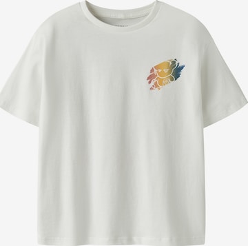 NAME IT T-shirt 'NKMBYNE' i vit: framsida