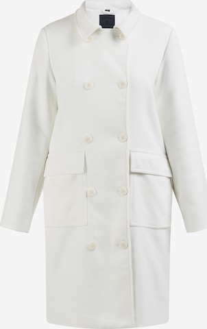 DreiMaster Klassik Between-Seasons Coat in White: front
