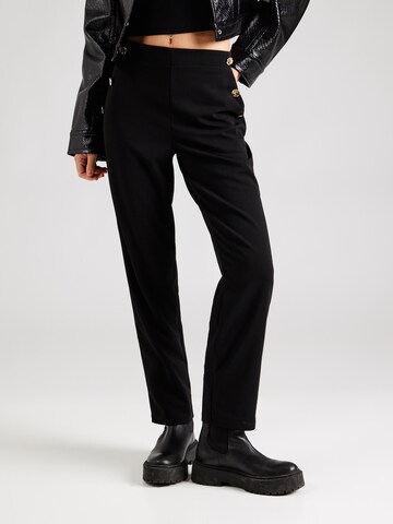 VERO MODA Regular Trousers 'VMENGE' in Black: front