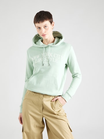 AÉROPOSTALE Sweatshirt i grön: framsida