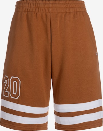 NEW ERA Loose fit Pants in Brown: front