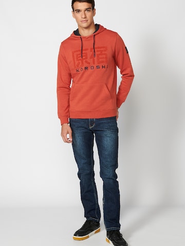 KOROSHI Sweatshirt i orange