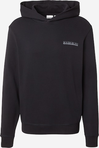 NAPAPIJRI Sweatshirt 'BENAR' in Schwarz: Vorderseite