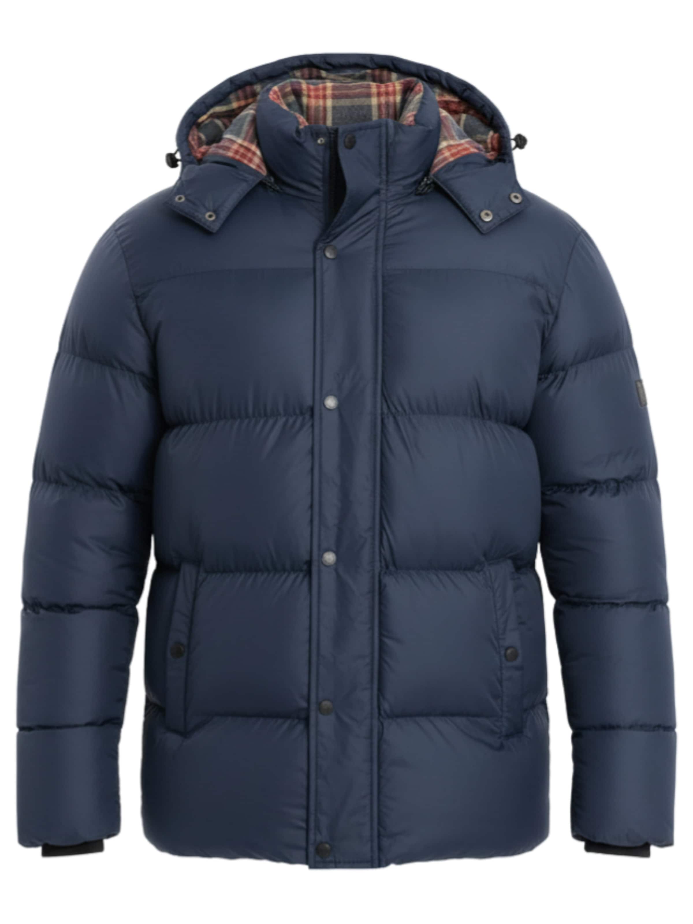 Ombre Winter jacket 'OM-Jahp-0205' in Blue: front