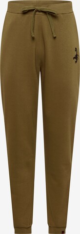 VIERVIER - Tapered Pantalón 'Lenja' en marrón: frente