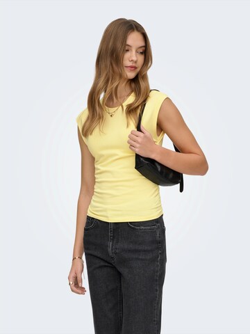 ONLY Топ 'ONLMIRA' в жълто: отпред