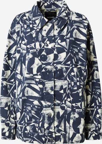 Monki Between-Season Jacket in Blue: front