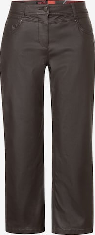 CECIL Loose fit Pants in Brown: front